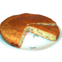Пирог с мясом и картофелем (фарш)